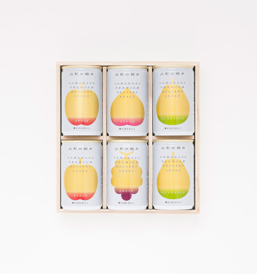 リンベル　山形県産フルーツの「プレミアムデザートジュース 6本セット」