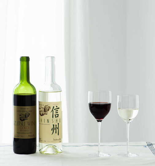 井筒ワイン　長野　信州ワイン 「国産紅白ワインセット」